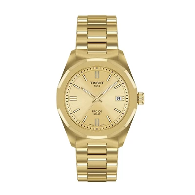 PRC 100 Solar Champagne 34MM Watch