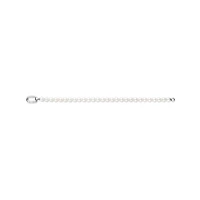 Pearl Silver Clasp Bracelet