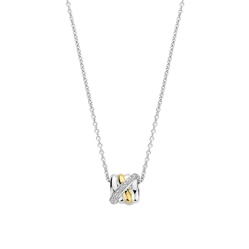 Entwined Two Tone Necklace