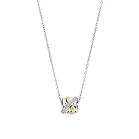 Entwined Two Tone Necklace
