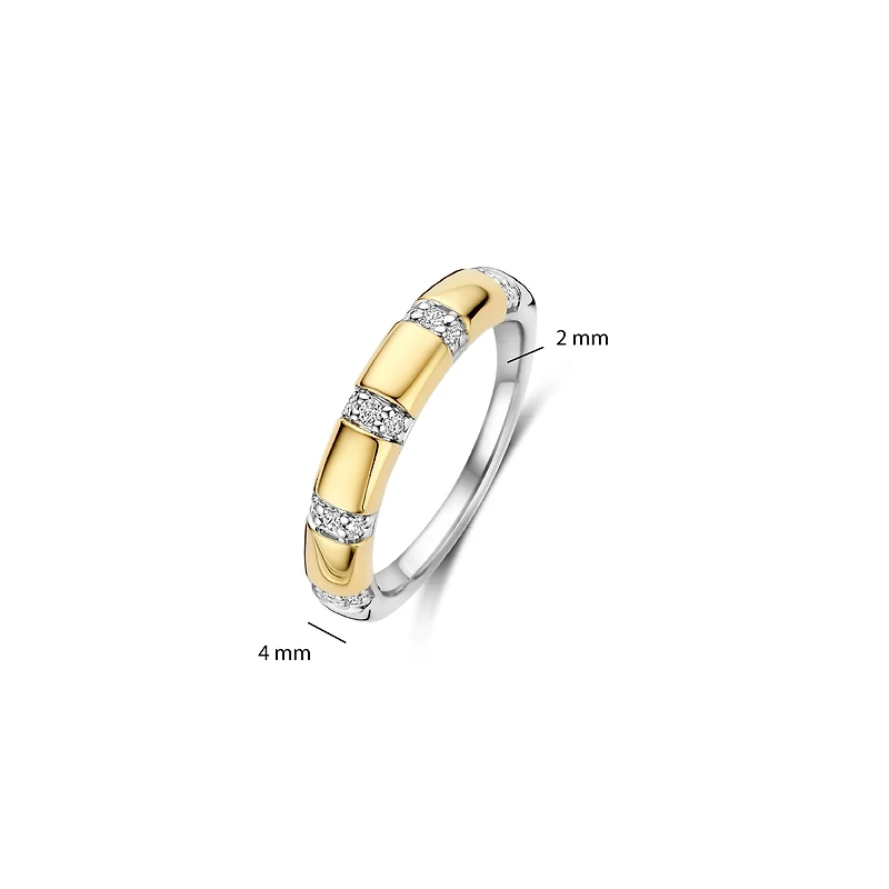 Linework Golden Stackable Ring