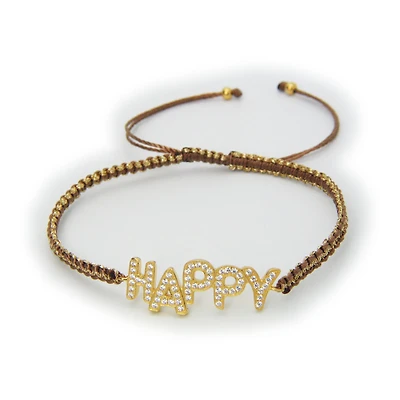 Happy Macrame Bracelet