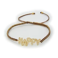Happy Macrame Bracelet