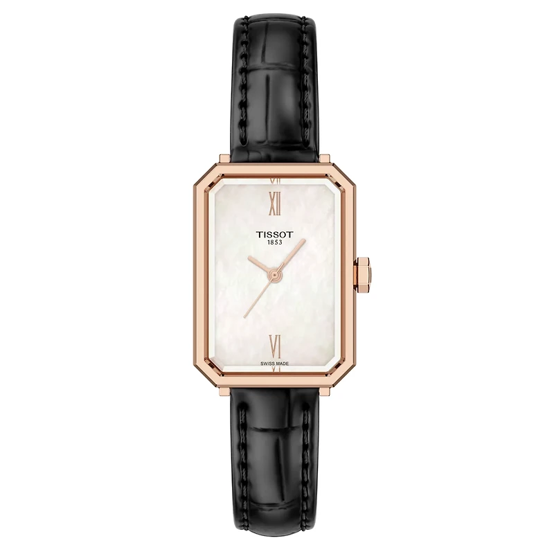 SRV Mother of Pearl and Rose Accents 30MM Watch