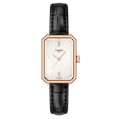 SRV Mother of Pearl and Rose Accents 30MM Watch