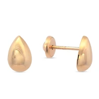 8MM Teardrop Stud Earrings