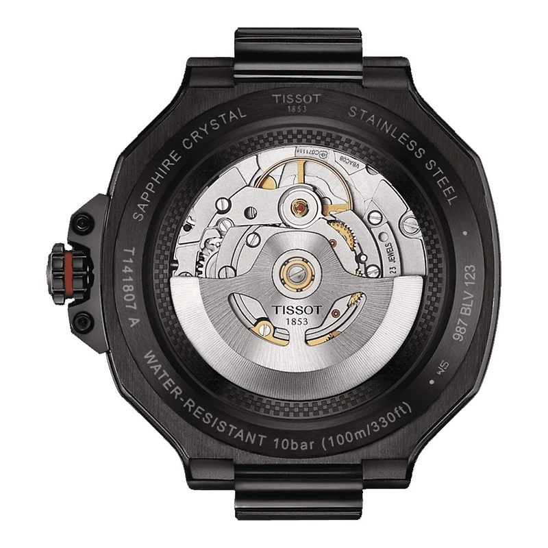 T-Race Powermatic Black/Red 41MM Watch