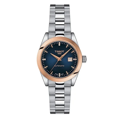My Lady Automatic 29mm Gold Bezel Watch
