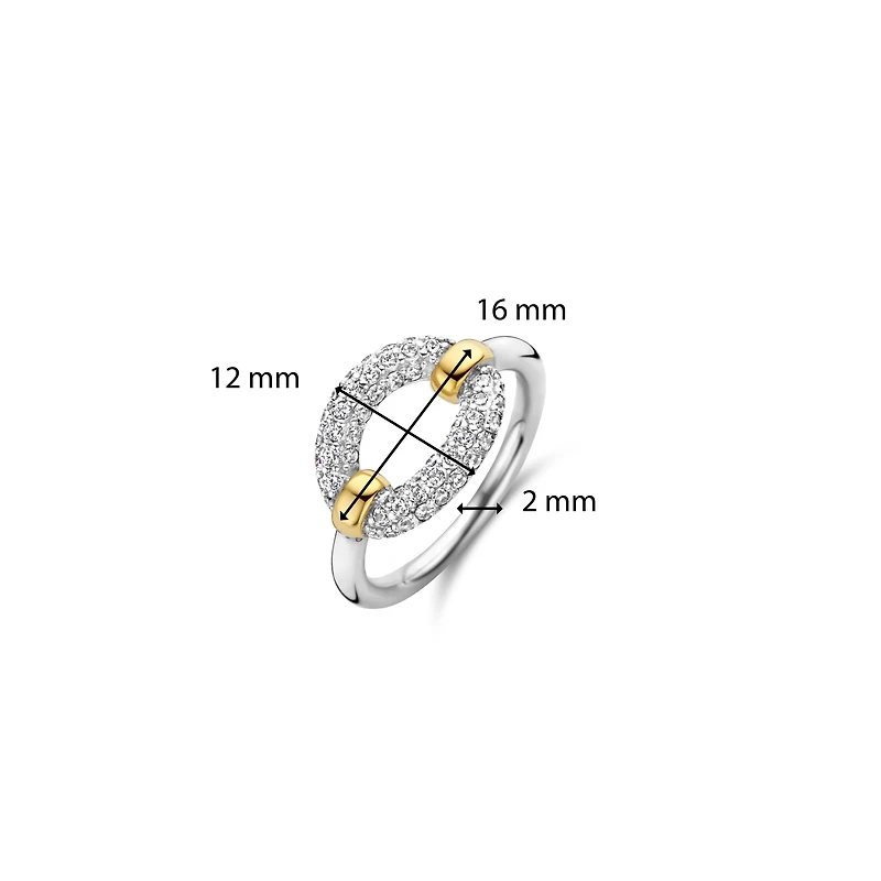 Classic Edge Pave Ring