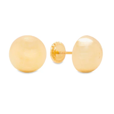8MM Half Ball Stud Earrings