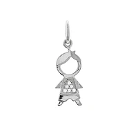 Boy with Diamonds 16MM Pendant 14KW