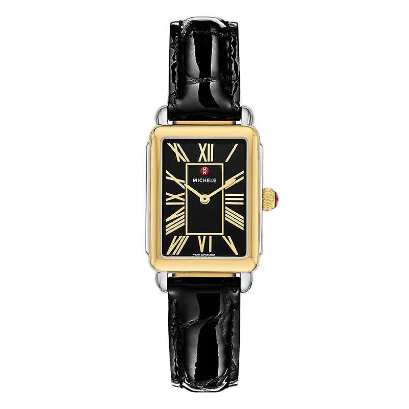 Deco Park Shiny Black Watch 29MM