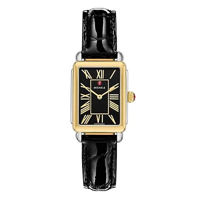 Deco Park Shiny Black Watch 29MM