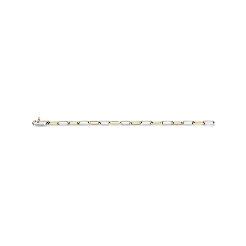 Paperclip Two Tone Bracelet