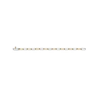 Paperclip Two Tone Bracelet