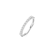Thin Sparkle Silver Ring