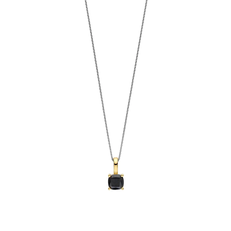 Black Four Prong Necklace
