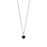 Black Four Prong Necklace