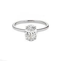 .50CT Oval Cut Solitaire Diamond Engagement Ring