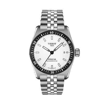 PRS 516 Powermatic 38mm Watch with White Dial