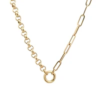 Mix Link Necklace with Clip for pendants