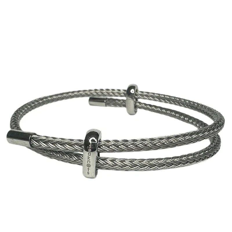 Stainless Steel Marine Cord with Knot Bracelet