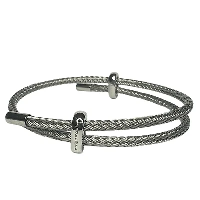 Stainless Steel Marine Cord with Knot Bracelet