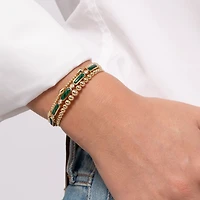 Gradient Beads Bangle Bracelet