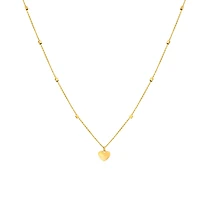 Mini Gold Heart Necklace