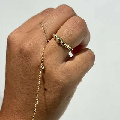 Beaded Top Ring