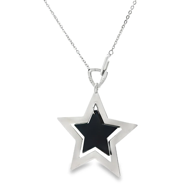 Doouble Star Pendant Necklace