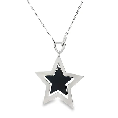 Doouble Star Pendant Necklace