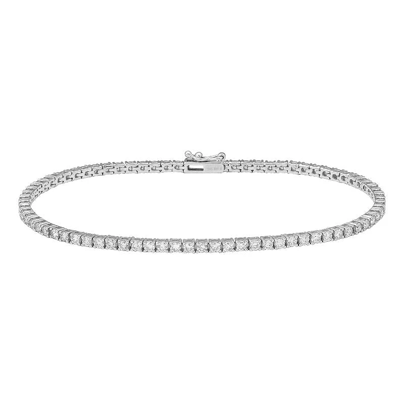 1.07CT Round Cut Diamonds Tennis Bracelet