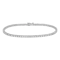 1.07CT Round Cut Diamonds Tennis Bracelet