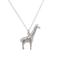 Giraffe Silver Necklace