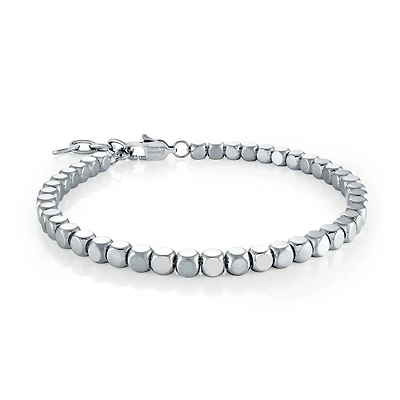 Steel Cubic Bracelet