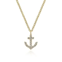 Anchor Diamond Necklace