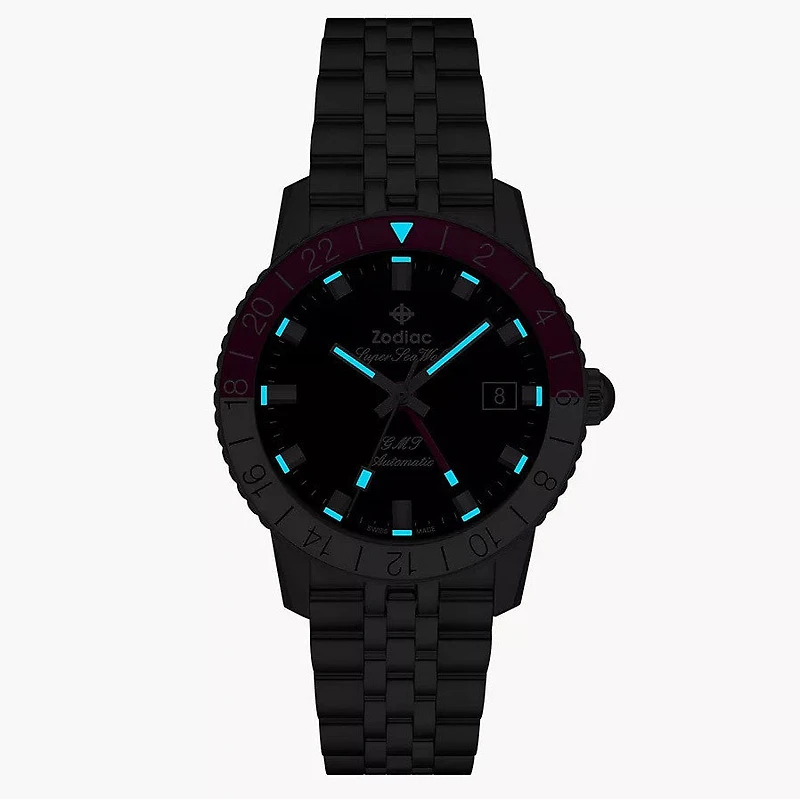 Super Sea Wolf GMT 40MM Pink Watch