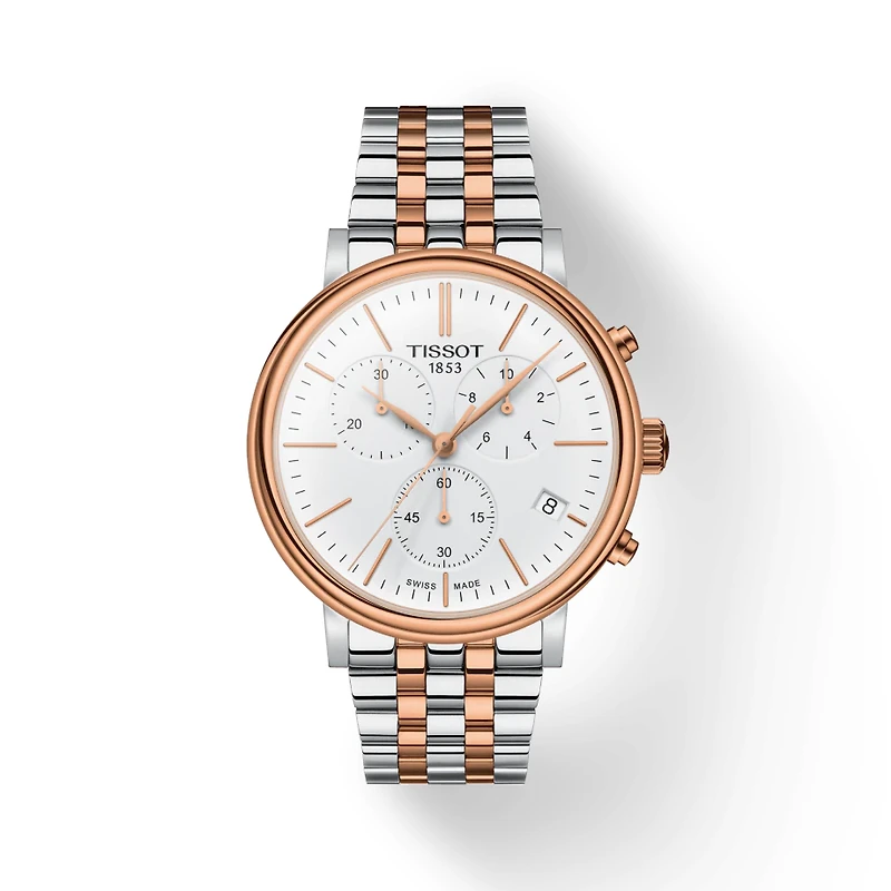 Carson Premium Chrono 40mm Rose/Steel