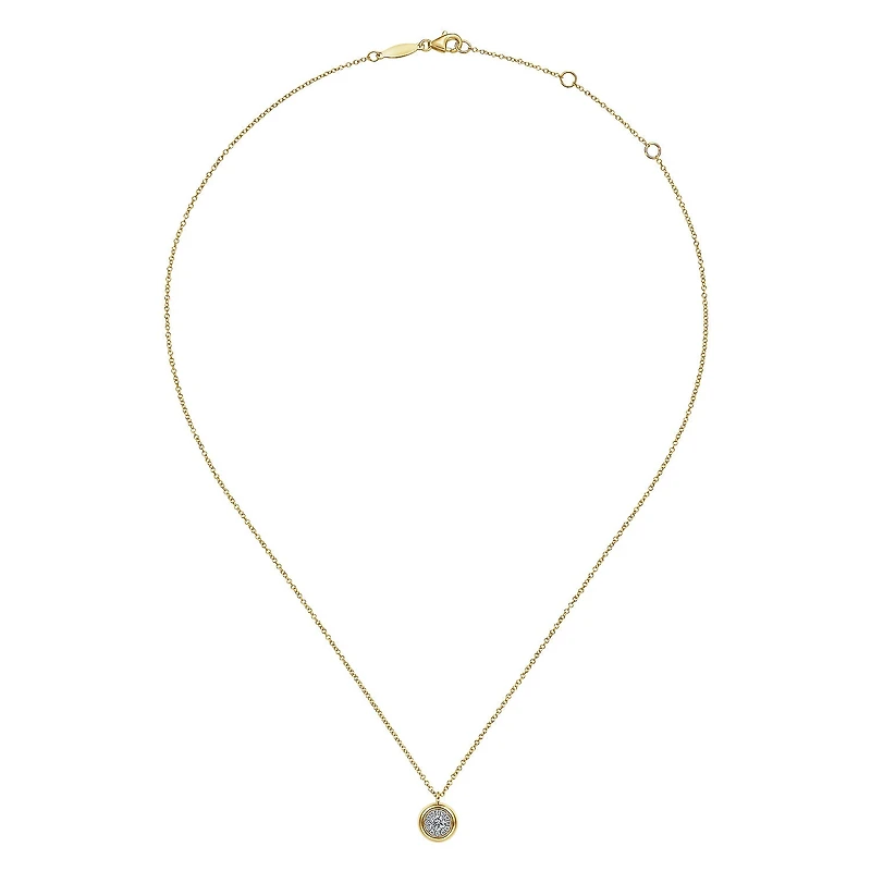 Halo Diamond Necklace