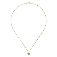 Halo Diamond Necklace
