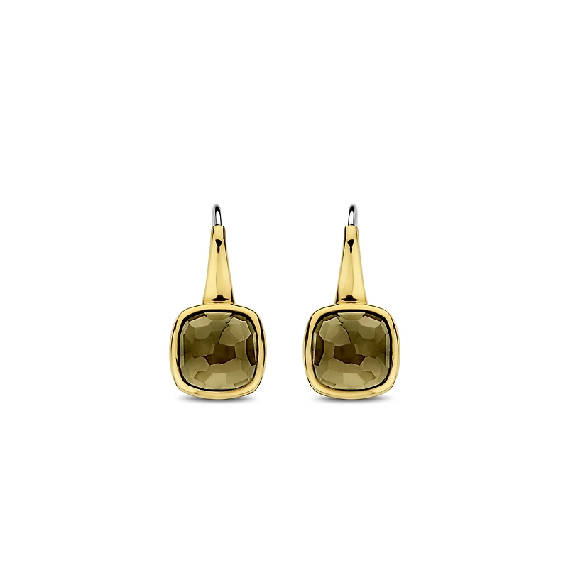 Cushion Khaki Earrings