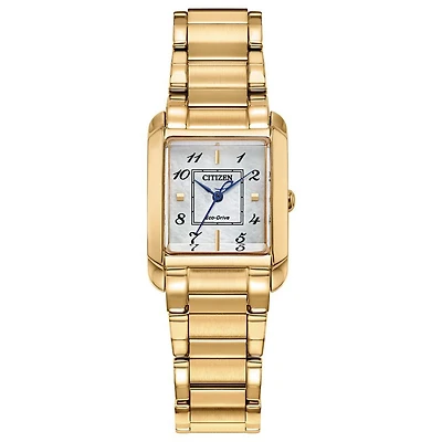 Bianca 22MM Yellow Steel Watch