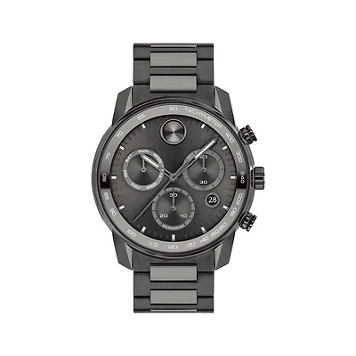 Bold Verso 44MM Gunmetal Watch