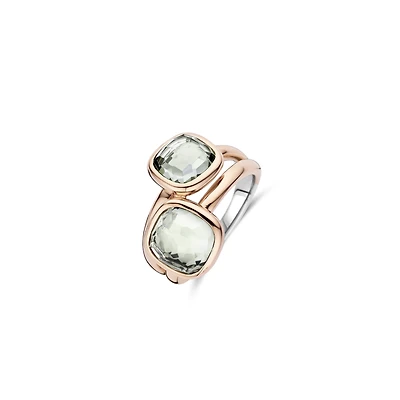 Shades of Ocean Green Double Ring