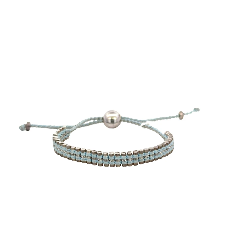 Pale Blue Cord Friendship Bracelet