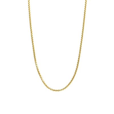 Round Box Golden Chain