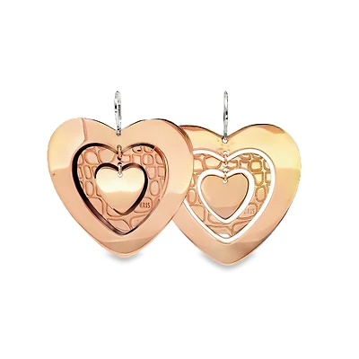 Multiple Hearts Dangle Earrings