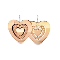 Multiple Hearts Dangle Earrings