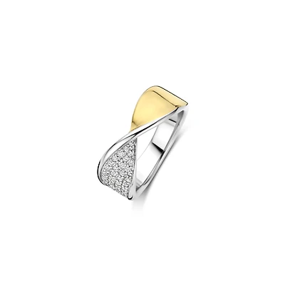 Sprial Two Tone Ring
